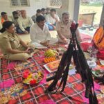 Singrauli News – थाना जियावन में विजयादशमी पर हुआ पारंपरिक शस्त्र पूजन