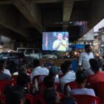 बरगवां में गूंजी ‘छात्रों की गूंज’, इंदौर से राहुल गांधी के कार्यक्रम का लाइव प्रसारण